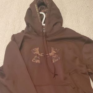 Men's brown/camo hoodie